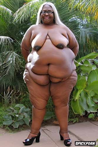 heels, naked, fat, elderly, busty, no clothes cellulite ssbbw obese body belly clear high heels african old in chair ssbbw hairy pussy lips open long gray hair and glasses sexy clear high heels