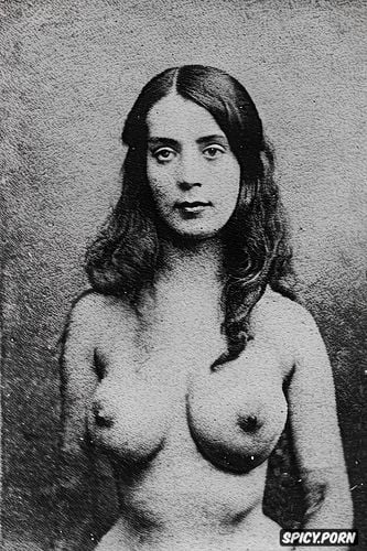portrait, natural boobs, auction, detailed face, antique, showing body
