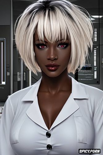 precise lineart, gorgeous face, light hair, short hair, nurse