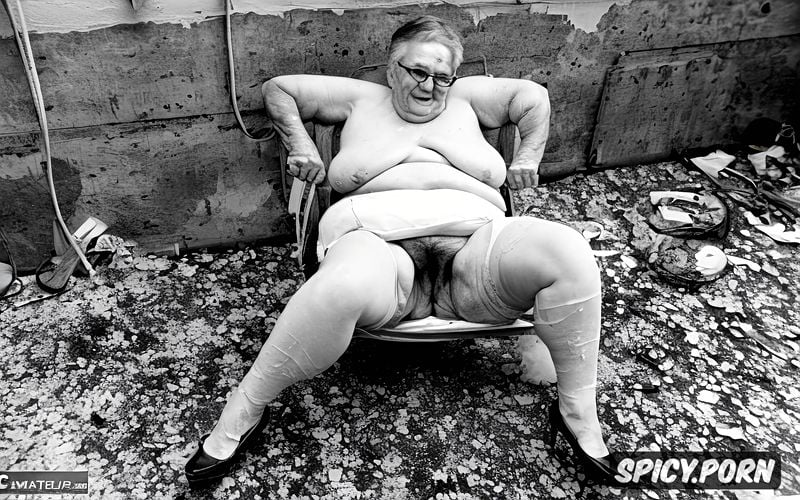 ninety year old, obese, spread legs, huge tits, ssbbw, fat, very very old granny