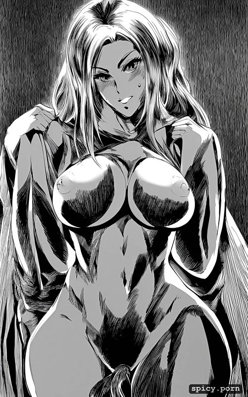 normal breasts, milf, high resolution, black and white colour
