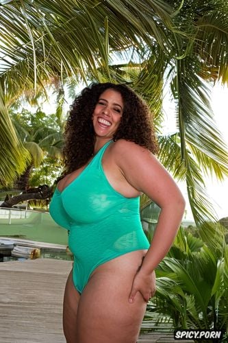 gigantic natural boobs, huge hanging tits, color photo, long curly hair