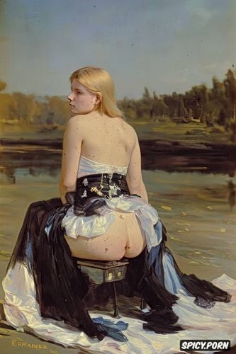 indignant expression, 19th century cute 18 yo russian grand duchess spread legs black dick in ass