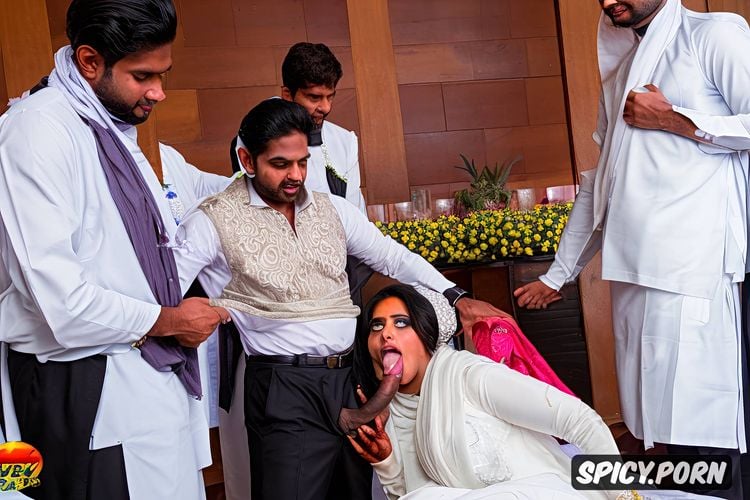 south indian bully boss comes to muslim wedding, forced to give blowjob by bully boss