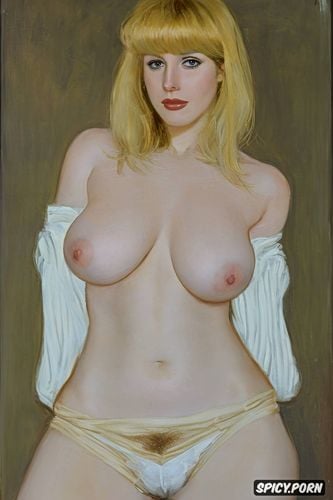 portrait painting, very small breasts, sailormoon, muscular arms