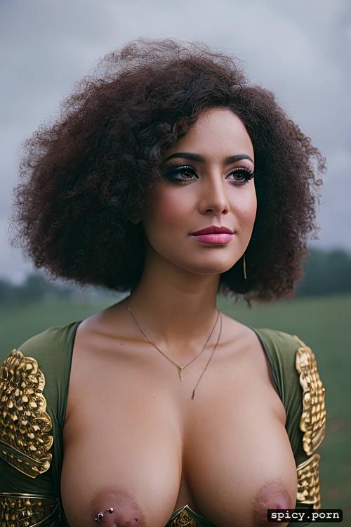 park, stunning face, natural tits, brazilian woman, brunette hair