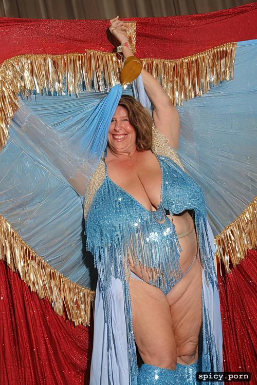 wide hips, hourglass figure, beautiful bellydance costume with matching bikini top