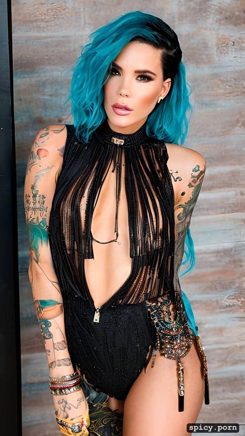 photo, detailed, pop singer halsey, video, sexy, skimpy clothes