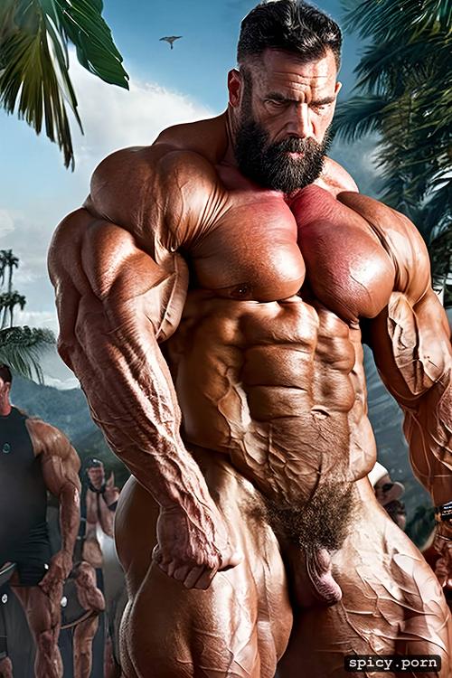 the giant hairy bodybuilder grandpas with the world s biggest giant throbing hyper sized dicks