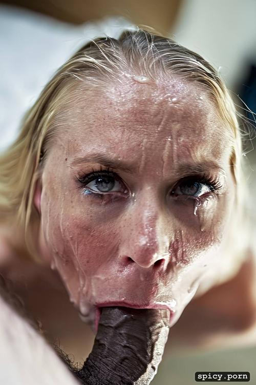 big wide open eyes1 1, realistic eyes, gagging dick1 5, white woman1 3