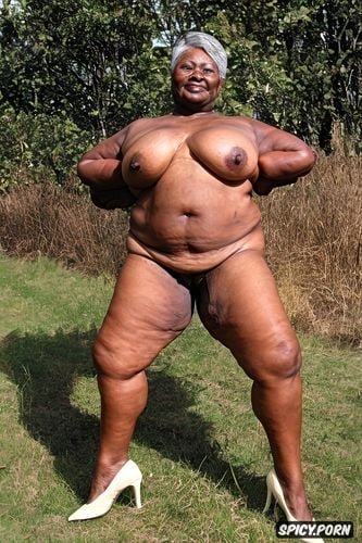 dark skinned, nude, no clothes, open pussy ssbbw realistic face thighs open wide