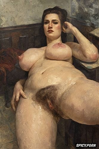 hairy vagina, steam, intimate tender lips, degas manet bonnard