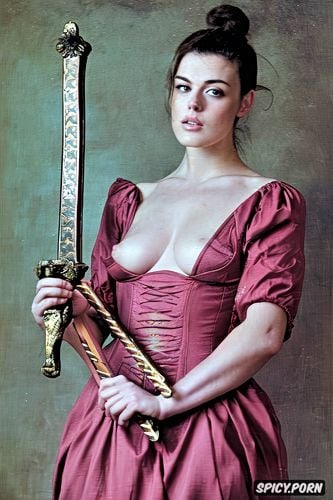 flat chested, sailormoon, fat thighs, medieval sword, millie brady