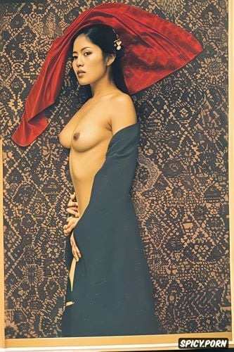 innocent face, van dyck, thick thai woman, hairy vagina, samurai