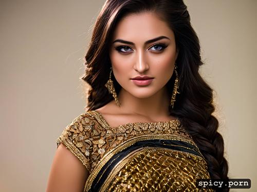 long braided hairs, saree, beautiful face, beautiful look, traditional
