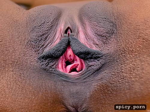 pussy lips open displaying pussy to the viewer, pussy close up