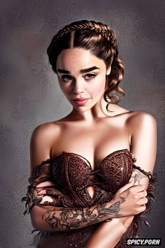 k shot on canon dslr, ultra detailed, emiliaclarke beautiful face full body shot