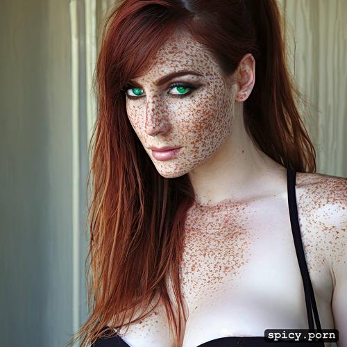 pale skin, big boobs, perfect art, stunning face, 8 k, full frame