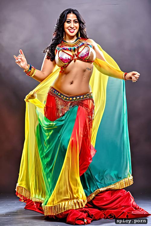 intricate beautiful bellydance costume with bra, beautiful egyptian bellydancer