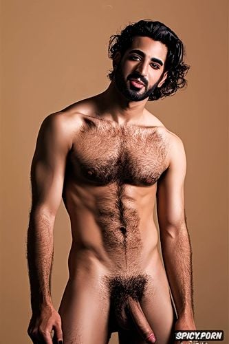 masculine jaw, massive shoulders, arab gay man, big dick, model face