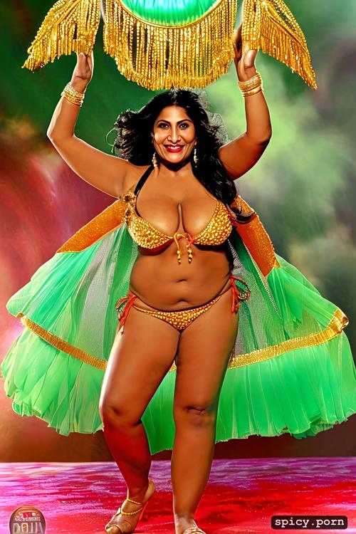 flawless perfect stunning smiling face, 67 yo beautiful indian dancer