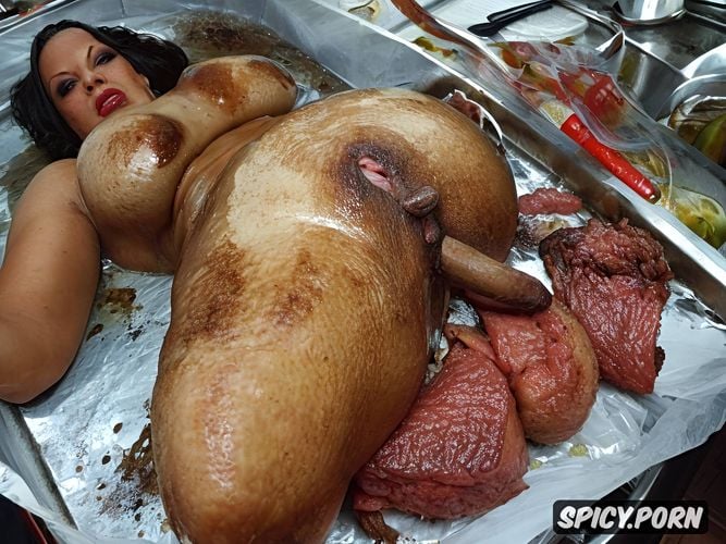 a human big fat bbw is serveed afterbeing roasted baked cooked spitroasted as the roasted baked cooked spitroasted bbw cokedcorpse serveed for dinner tocannibal forbeing eaten by human cannibalisme antrophagie as the meat of the roasted baked cooked corpse of a human présnuffed préfattened roasted baked cooked bbw