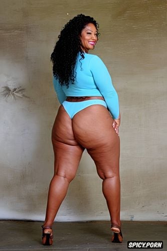 big round shaped ass, pastel colors, fifty of age, gorgeous face