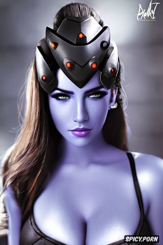 k shot on canon dslr, widowmaker overwatch topless beautiful face young masterpiece