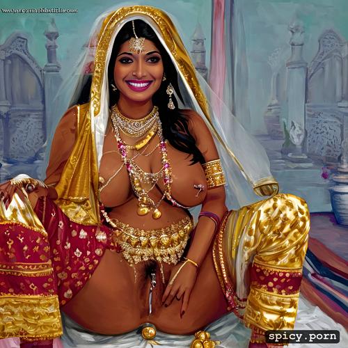 30 yo, sacred fire, pierced clitoris, hindu wedding priest present
