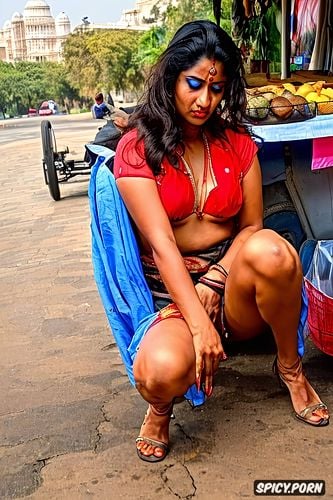 hand kisses, city, labia, sitting on a footpath selling fruit