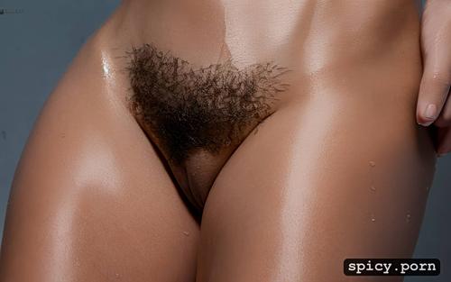 dripping wet, highres, trimmed pubic hair, no face, one person only