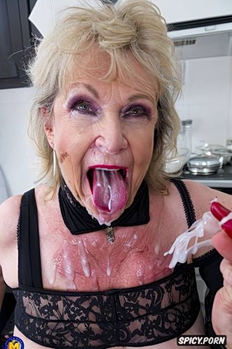 fat, sperm in mouth, old zombie grannies, demonic face, handjob