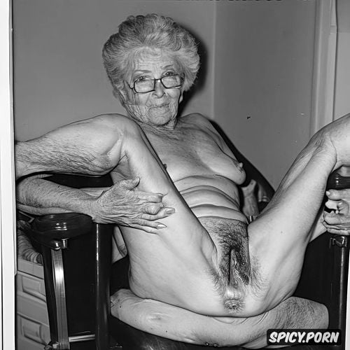 point of view, super old west virginia granny, couch, naked