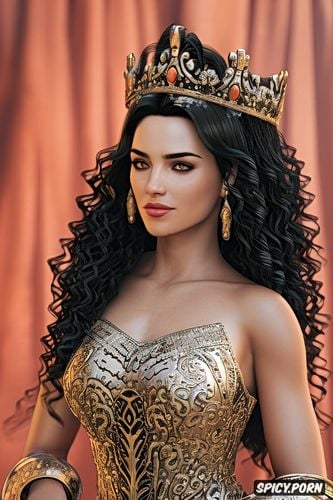 tiara, masterpiece, arianne martell, full lips, large dark brown eyes