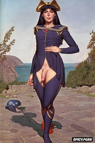 futunari, sailor school uniform, sailormoon woman, erection futunari