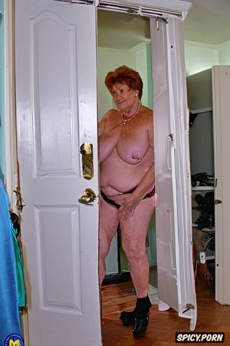 elegant gilf enormous swallen tits and bubble butt, wrinkled skin