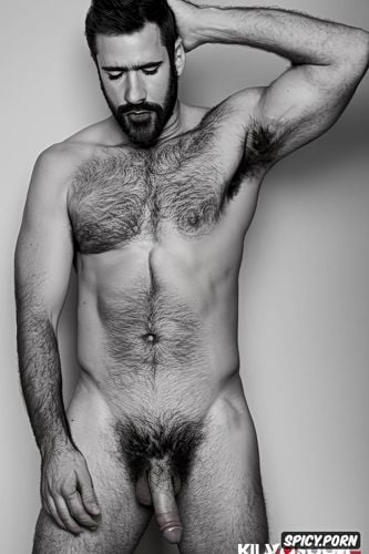 athletic, erect penis, luscious semen, hairy armpits, male penis cm