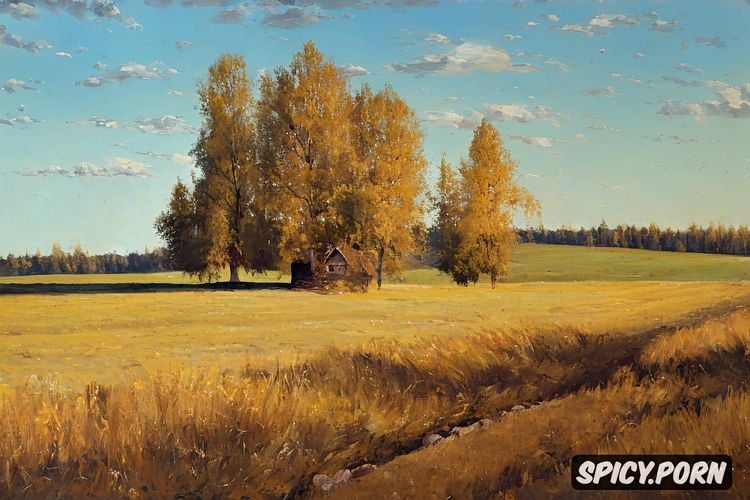 elms, socolow, alone house on the prairie wild west russia, levitan