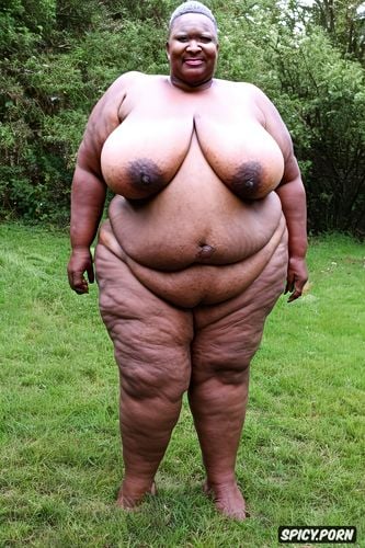 african, granny, centered, extremely wide hips, very wide hips