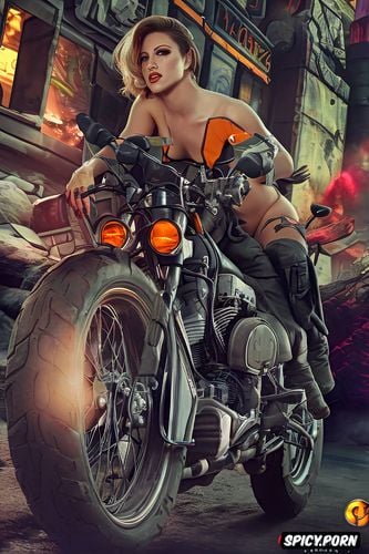 kylie minoque, motorcycle, super nintendo videogame graphics