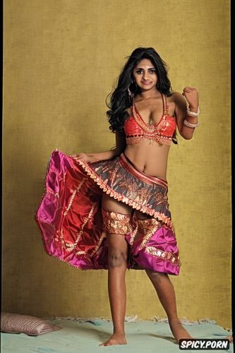 intricately realistic pussy, shifted garba choli, pussy centered in the picture