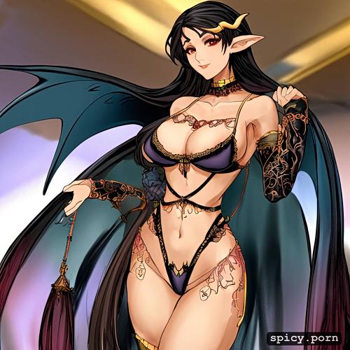 realistic, masterpiece, perfect tiny female succubus, ultra detailed