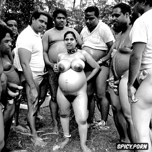 terrified, creampie, pregnant indian teen, medical chair, gangbang bbw busty hairy wet sri lankan woman tied up and wearing a collar around neck and gangbanged by black men