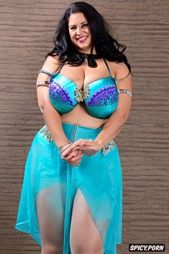 very fat floppy boobs, busty1 75, narrow waist, gorgeous dance costume model