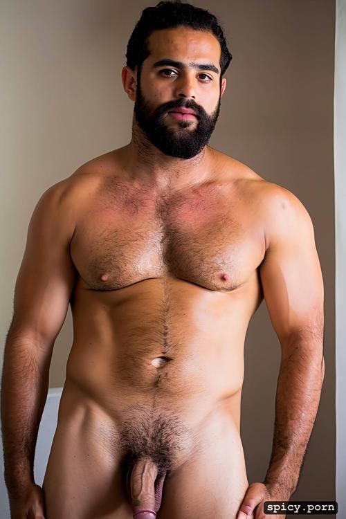 perfect face, arab man super handsome muscular strong beard tattooed arms something 1 90 super muscular body perfect physique tanned spectacular naked large erect penis beautiful super large