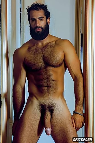 arab man super handsome muscular strong beard big arms something super muscular body perfect physique tanned spectacular naked large erect penis beautiful xxl dick