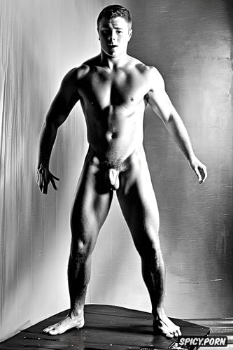 bulge through thong, oiled, muscular, taron egerton almost naked