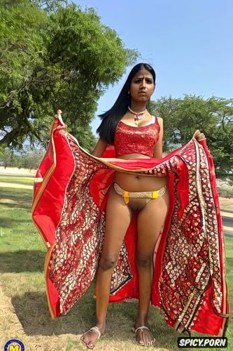 real traditional gujarati garba chaniya choli pussy upskirt