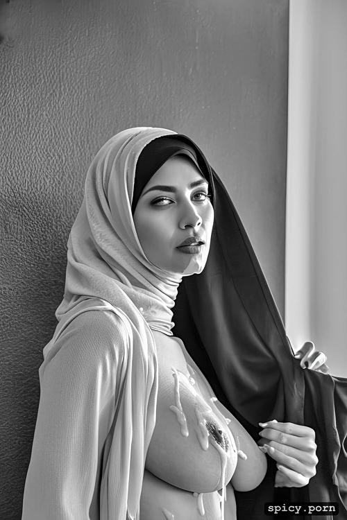 teen muslim teen 18 years old muslim woman, high resolution