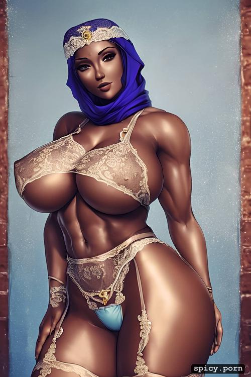 persian voluptuous mature, bright color hijab oiled body blue lace leg s bride garters botomleess